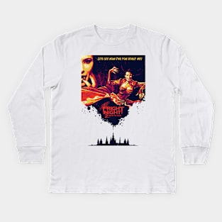 Retro Fright Night New Blood Kids Long Sleeve T-Shirt